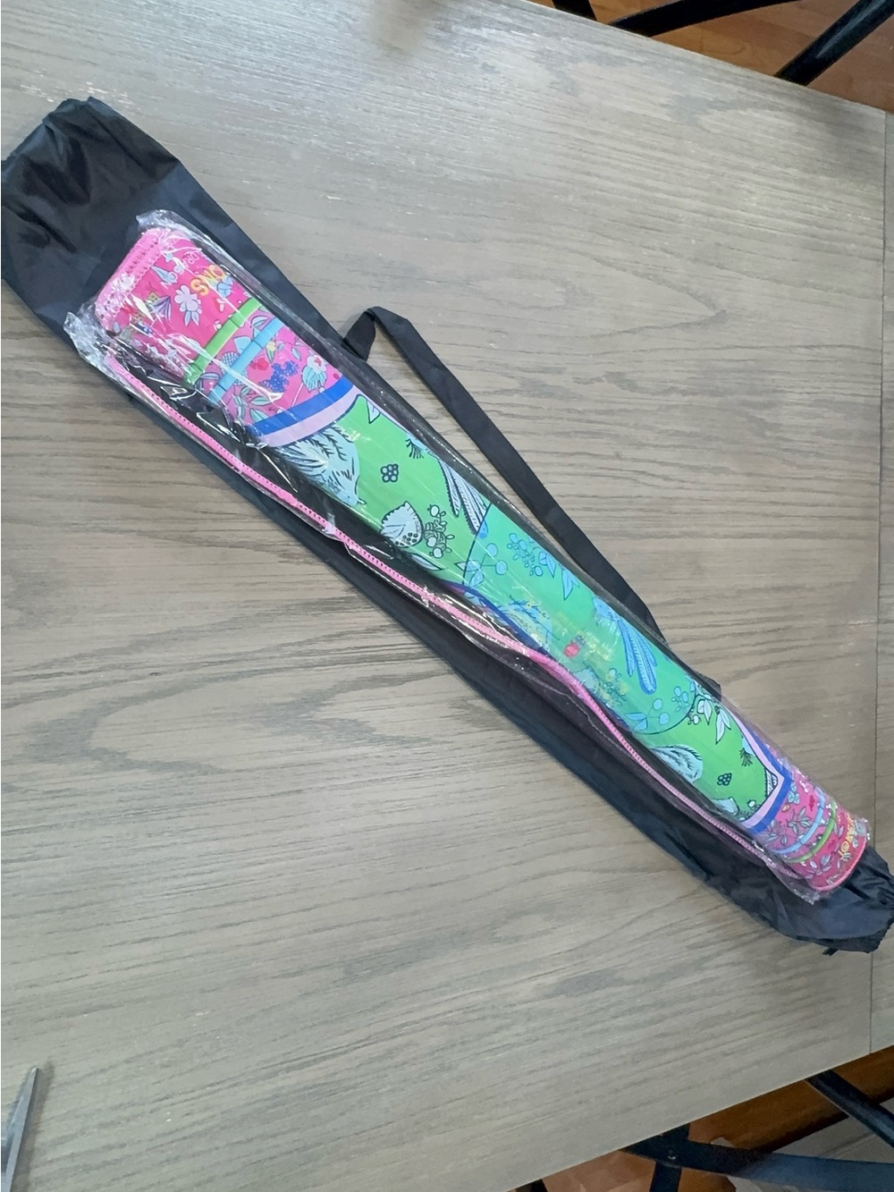 New! Mahjong Pad Mat Floral green blue - Picture 3 of 4